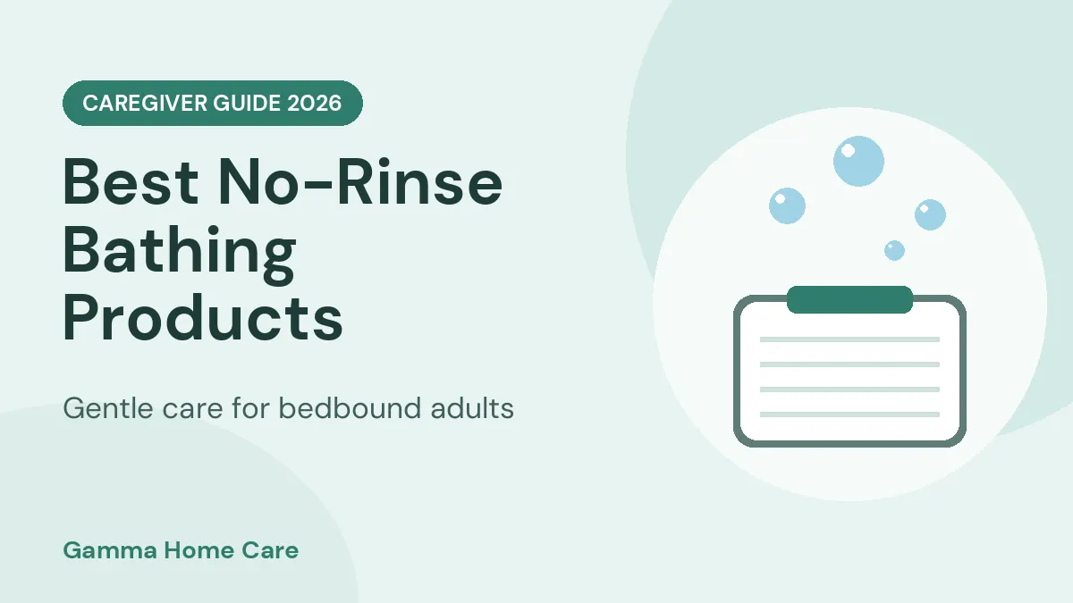 Illustration of a pack of no-rinse bathing cloths with bubbles