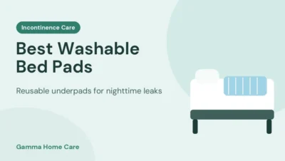 Washable bed pads for incontinence guide